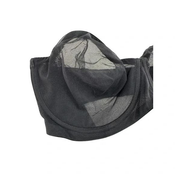 Skims Ultra Fine Mesh Strapless Bra Underwire 34DDDD - Picture 6 of 7